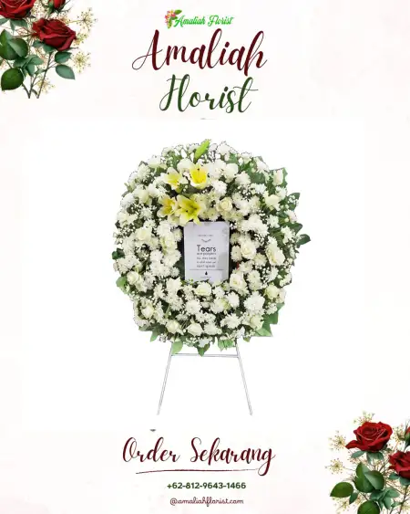 Krans Bunga Duka Karang Asam Ilir